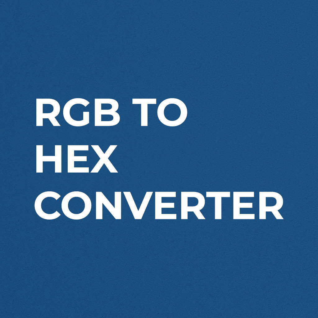 RGB to HEX Converter | Smart Web Toolkit